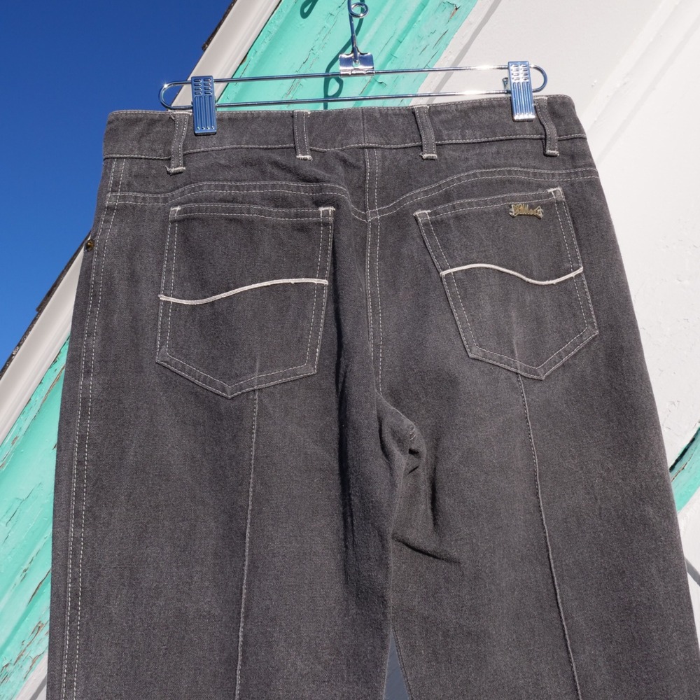 Y2K does 70s‎ Chloé grey 100% cotton made in France bootcut mid rise jeans - Picture 4 of 9